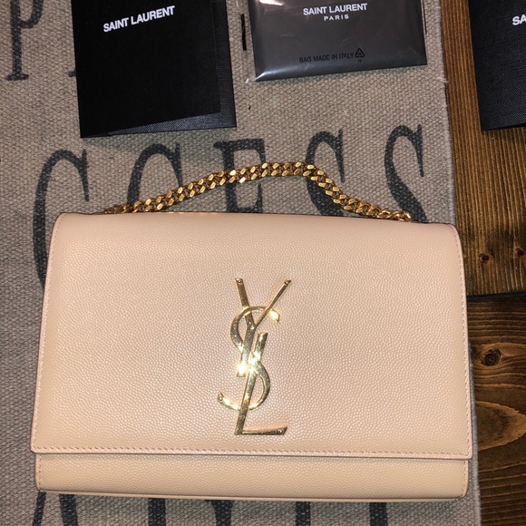 YSL Saint Laurent nude Kate bag with gold hardware - Picture 8 of 8